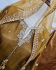 3pc Two Tone Organza with Golden Work and Embroidered Dupatta zoom