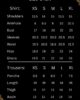 Hayascreation Size Chart